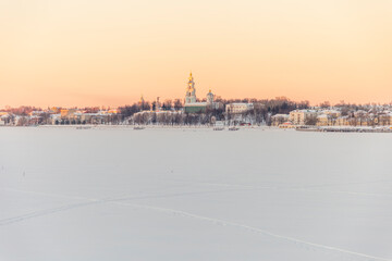 Wall Mural - Panoramic view of the Kostroma city. Kostroma region, Russia