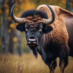 Wall Mural - Buffalo Closeup