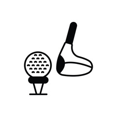 Sticker - Golf vector icon