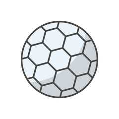 Canvas Print - Football vector icon