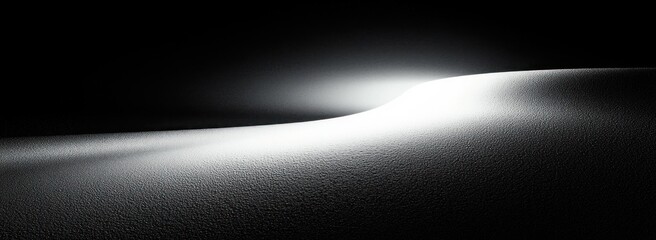 Aufkleber - Black White Abstract Composition Smooth Gradients High Contrast Depth Minimalist Design Textured Background
