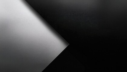 Aufkleber - Minimalist black and white geometric abstract design with sharp angular contrasts, textured surfaces, and intersecting diagonal lines