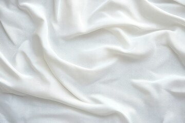 Aufkleber - Crumpled White Texture Soft Lighting Minimalistic Design Background
