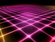 © lisa - Abstract Pink Grid Neon Light Pattern Design