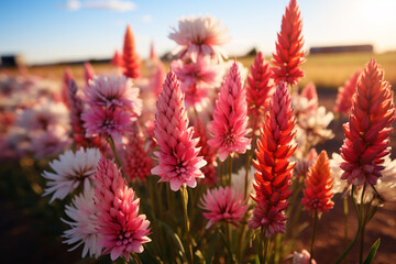 Wall Mural - realistics prairie flowers showcase a wide range of patterns, emit a pleasant scent, and are crucial for maintaining ecosystems