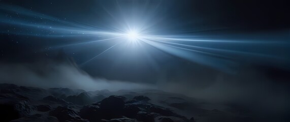 Wall Mural - portraying celestial bodies with creative expressions illustrating dynamic energy