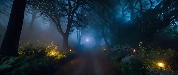 Wall Mural - quaint trailways leading viewers to secret gardens enriching experiences