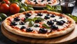 © Phsycopeth - Delicious Homemade Italian Pizza with Fresh Toppings