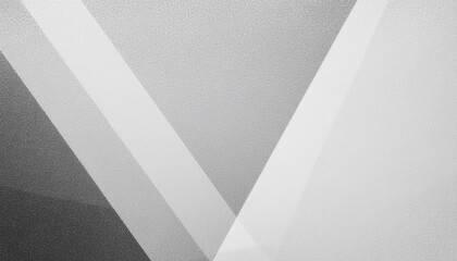 Poster - Abstract Geometric Composition Featuring Overlapping Transparent Layers in Gray and White Tones, Ideal for Minimalist Art Concepts