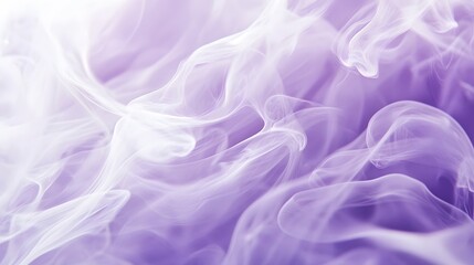 Wall Mural - a soft, dreamy mist of lavender and white with a clear area in the center for text