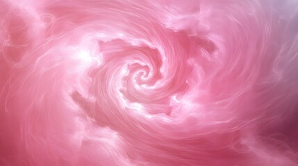 Wall Mural - A swirling pink cloud design with empty space in the middle for text
