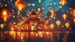© Tik - Dynamic Lunar New Year wishes animation, glowing zodiac signs and lanterns transitioning with celebratory text