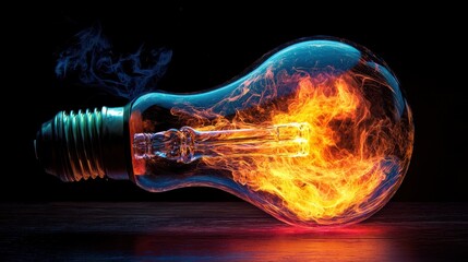 Poster - Harnessing a futuristic energy source glowing vibrant colors innovative technology lab dynamic research environment conceptual visualization
