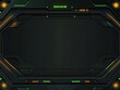 © lisa - Abstract Futuristic Green Orange Tech Interface Design