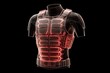 © chomphet - A futuristic tactical vest with illuminated details, designed for enhanced protection and style in combat scenarios.