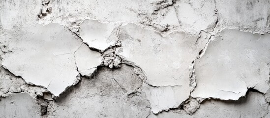 Aufkleber - Peeled concrete background featuring a textured rough stone surface suitable for diverse interior and exterior design projects.