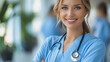 © CreativeIMGIdeas - Confident Doctor: Portrait of a smiling female doctor with stethoscope