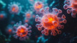 © CreativeIMGIdeas - Microscopic View of Virus Particles