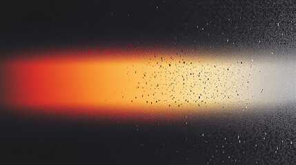 Fototapete - Fiery Abstract Gradient with Textured Depth: A Bold Blend of Orange and Black Hues