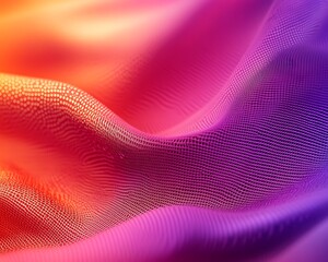 blue-red wave glow: abstract vector illustration with light lines and patterns for web design and te