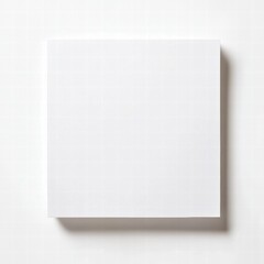 Aufkleber - Blank white paper ready for creativity and inspiration in an artistic workspace. Generative AI