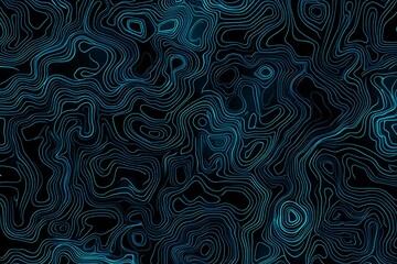 abstract close-up of a glowing blue digital circuit board, showcasing intricate connections and tech