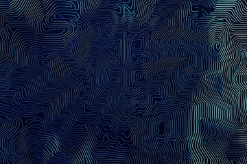 abstract close-up of a glowing blue digital circuit board, showcasing intricate connections and tech