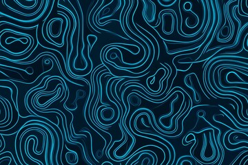 abstract close-up of a glowing blue digital circuit board, showcasing intricate connections and tech