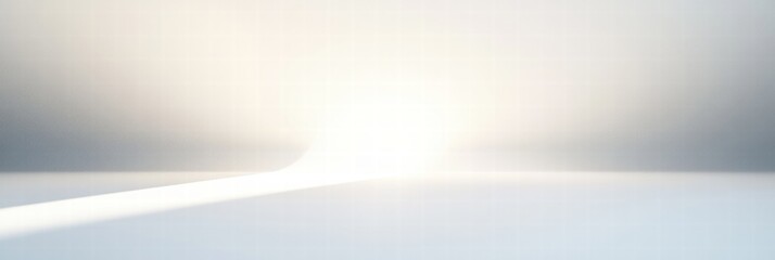 Leinwandbilder - Bright light emanating from a white sheet of paper on a smooth surface during morning hours. Generative AI