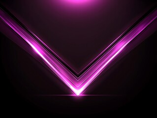 Wall Mural - abstract purple glowing lines design background