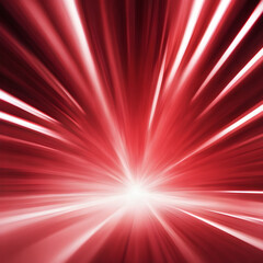 Wall Mural - blurred red zoom perspective background. abstract soft explosion effect. generative ai