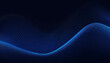 © Abul - Elegant and Dynamic Abstract Design: Black Navy and Light Cobalt Blue Gradient with Neon Accents, Grainy Textures, and Wavy Diagonal Stripes