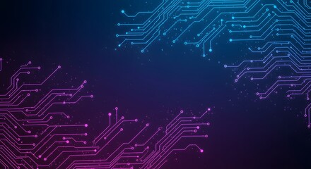 ia generated. circuit board background