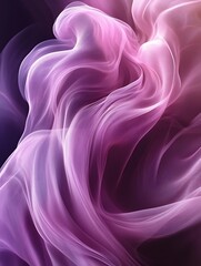 Wall Mural - Abstract swirling pink and purple smoke. (1)