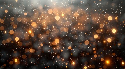 Abstract background showcasing sparkling white and silver glitter with soft grey bokeh lights HD 8K wallpaper Stock Photographic Image