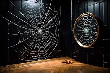 spider web mirror installation