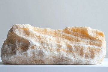 Canvas Print - Raw Stone Sculpture Abstract Design