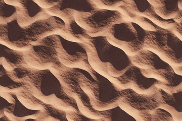 Aufkleber - Close-up texture of rippled desert sand, showing natural patterns and color variations.
