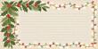 © ZhumaStudio - Festive christmas lights and garlands design for holiday card and decoration.
