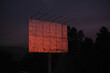 © RooM The Agency - Blank roadside metal billboard at sunset, Chile