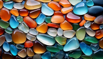 Wall Mural - close up of colorful rock
