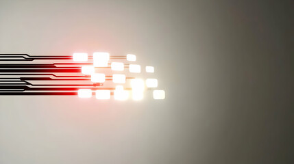 abstract digital data stream flowing, technology background, innovation concept, website header.