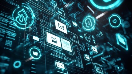 Digital communication network interface.