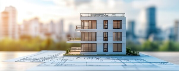 strategy blueprint flat design side view architectural plan theme animation vivid