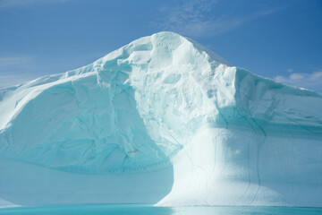 Wall Mural - Große Eisberge und Gletscher in Grönland bei Ilulissat in der Diskobucht