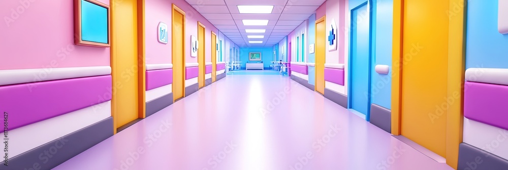 Small Hospital Animation 2D animation hospital concept for healthcare, health insurance, and ...