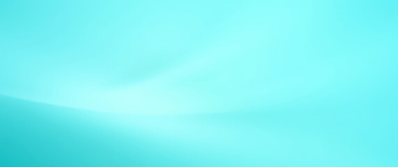 Poster - Light turquoise gradient background creating soft and elegant texture