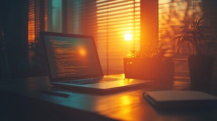 Sunset Coding Session: A Programmer's Golden Hour