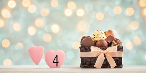 Canvas Print - chocolate, dessert, food, valentine's day