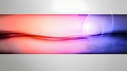 Wall Mural - Abstract liquid wave design, vibrant colors, light effects, website banner.